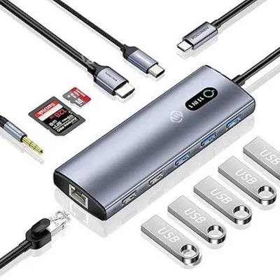 Obrázek produktu pro Univerzální dokovací stanice pro notebooky s USB-C