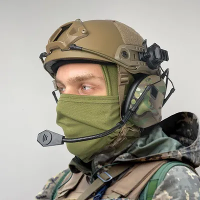 Image de Casque tactique pour casque Active Helmet Headset Camo