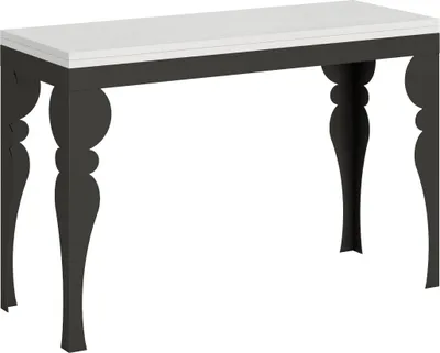 Produktbild von ITAMOBY - Klapptisch 120x45/90 cm Paxon Double Esche weiß Gestell in Anthrazit