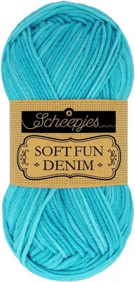 Produktbild von Scheepjes Softfun Denim 50g Blau 500