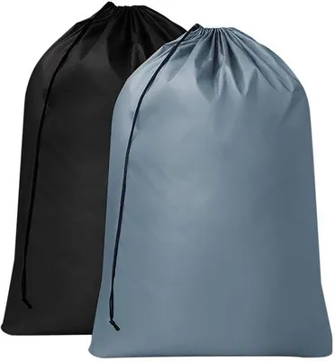 Productafbeelding van 2 stuks reiskoffertassen, 60 x 90 cm, grote reiskoffertas 120 liter, met riemgesp, draagbare koffertas, groot, opvouwbaar, zwart en grijs.