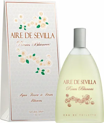 Produktbild von Instituto Español Aire de Sevilla Rosas Blancas, Frauen, 150 ml, Alcohol denat (ethyl alcohol), Parfum / fragrance, Aqua (water), Alpha-isomethyl ionone, Benzyl..., 1 Stück(e)