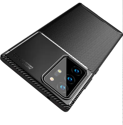 Obrázok produktu pre Samsung Galaxy Note 20 Ultra Case AVANA Ochranný kryt Silikónové TPU tenké puzdro Black Cover Carbon Optic