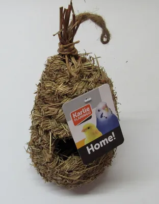 Produktbild von Karlie Vogelnest aus Gras Vogelzubehör Nest Haus für Voliere  ca. 25 cm