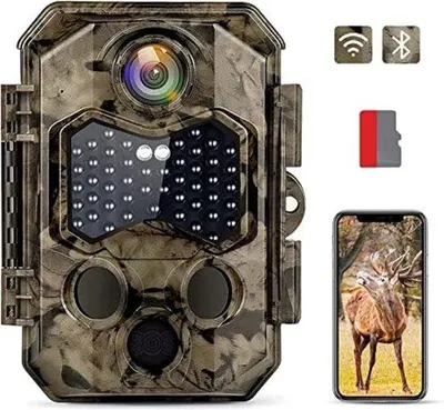 Produktbild von Outdoor-Wildkamera mit Nachtvisierung - 32MP - Buitencamera mit WLAN