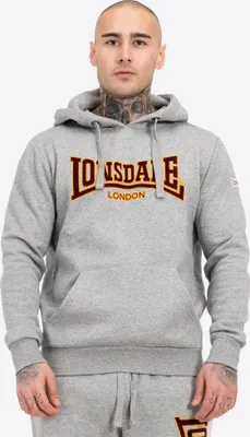 Produktbild von Herren Kapuzensweatshirt schmale Passform HOODED CLASSIC LL002 Marl Grey M Lonsdale