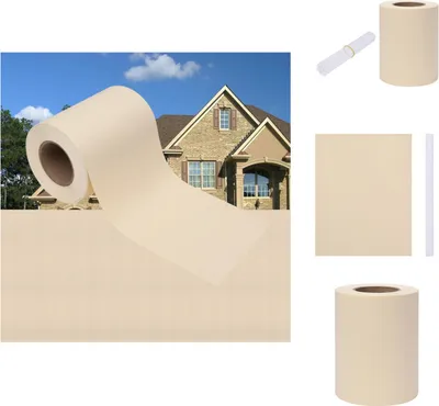 Image de vidaXL Pare-vue de jardin PVC 35x0,19 m Crème - Panneaux de clôture