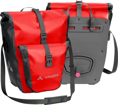Produktbild von VAUDE Aqua Back Plus, Hinten, Fahrradtasche, Polyamid, Polyester, Polyurethan, Schwarz, Grau, Rot, 51 l, 25 kg