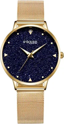 Produktbild von Elegante Damenuhr in Roségold mit echtem Marmorzifferblatt und feinem Mesh-Armband – ultraflach, individuell anpassbar und ideal für Frauen