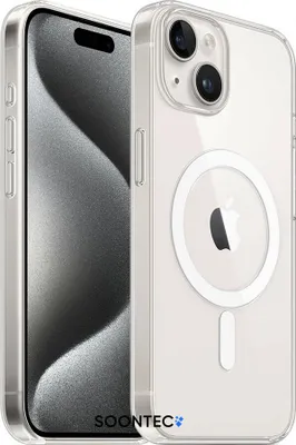 Produktbild von Backcover, SOONTEC Hülle für iPhone 15 mit MagSafe Funktion, Clear Case, Eleganter Schutz für Smartphon aus transparentem Premium Acryl
