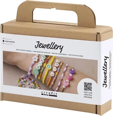 Immagine prodotto di Set per la creazione di gioielli per bambini, con tutti i materiali e le istruzioni