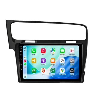 Produktbild von Android Autoradio 10 Zoll 64GB für VW Golf 7 (2012–2017) mit CarPlay & Android Auto Navigation & Bluetooth