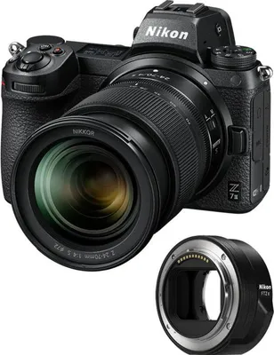 Zdjęcie produktu dla NIKON Z7 II + Z 24–70 mm f/4 S + adapter FTZ II