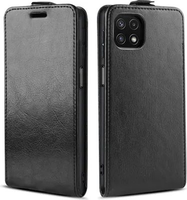 Produktbild von Handy Hülle für Samsung Galaxy A22 5G Magnet Cover Case Klapphülle Schutzhülle Farbe: Schwarz