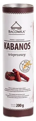 Zdjęcie produktu dla Kabanosy wieprzowina Bacówka 200 g