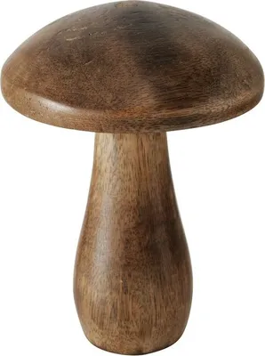 Image de Boltze Home Set de champignons Terjol en bois de manguier, 3 pièces