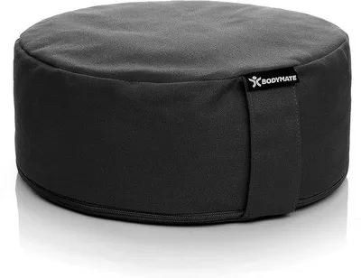 Produktbild von Famanu Yogakissen Meditationskissen mit Buchweizenschalen - Waschbarer Bezug