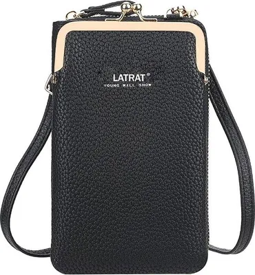 Produktbild von Famanu Crossbodytas Kleine Schultertas für Damen - Schwarz