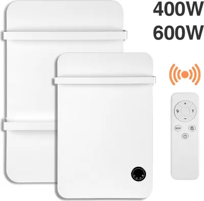 Produktbild von Jayseuw Handtuchtrockner Infrarotheizung 400W - Fernbedienung WiFi Smart App fähig, inkl. für Schlafzimmer, Wohnzimmer, Badezimmer usw.