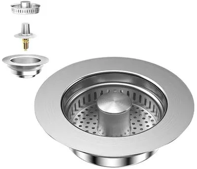 Produktbild von 3-in-1 Abflussstopfen für Küchenspülen - 75-86 mm