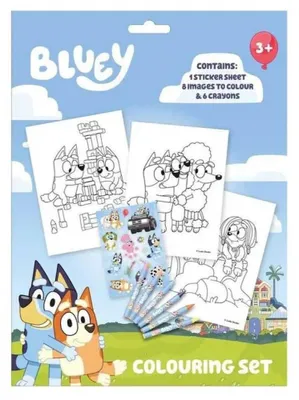 Zdjęcie produktu dla Zestaw kolorowanek Bluey