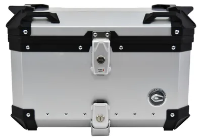Zdjęcie produktu dla Kufer Centralny Aluminiowy Coocase, 55L, Srebrny
