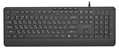 Image de Gembird SLIM WIRED MULTIMEDIA KEYBOARD BLACK,CYRYL