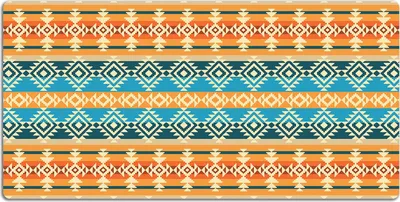Produktbild von Schreibtischmatte Tischunterlage 100x50 cm Mauspad - Navajo-Stil-Muster.
