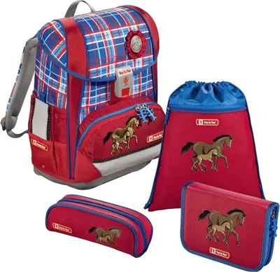 Produktbild von Step by Step Light 2 Schulranzen Set, 4-teilig, Horse Family + gratis