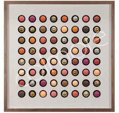 Image de Décoration murale CASPURE, 90x90x6 cm, multicolore