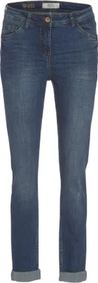 Produktbild von 25041 Cecil, Toronto, Damen Jeans Hose, Stretchdenim, midblue, W 26 L 32