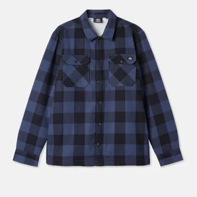 Produktbild von Dickies Sherpa Sacramento Lined Langarmhemd Blau S Mann Blau S
