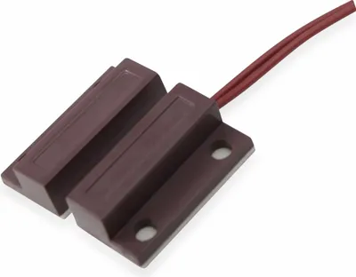 Produktbild von Türkontakt, Fensterkontakt mit 25 cm Anschlusslitzen, 10 W, braun