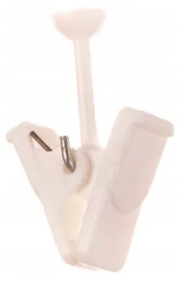 Produktbild von 100 Stück Kunststoff-Vorhangclips für Gardinen und Vorhänge