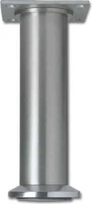 Produktbild von Dekorfuß Fuß ø 40 mm, Länge 120 mm, Fußteller, Aluminium gebürstet