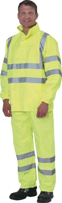Produktbild von Warnschutzregenhose Gr.XXL gelb PREVENT