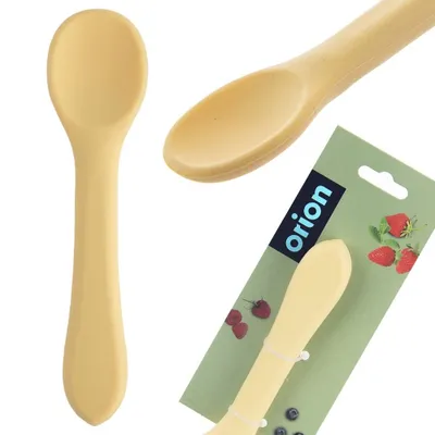 Produktbild von Orion Kinderlöffel Silikonlöffel Babylöffel Kleinkindlöffel Löffel für Kinder aus Silikon 14 cm