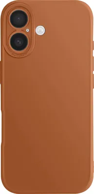 Image de Avizar, étui souple en silicone pour iPhone 17 avec protection renforcée de l'appareil photo, marron