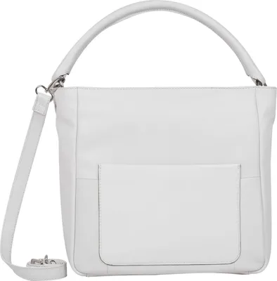 Produktbild von GERRY WEBER Leder Schultertasche Umhängetasche Ascona Hobo White weiß
