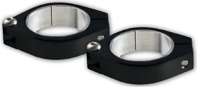 Produktbild von CNC Schellen-Set Alu-schwarz Ø 38-41mm