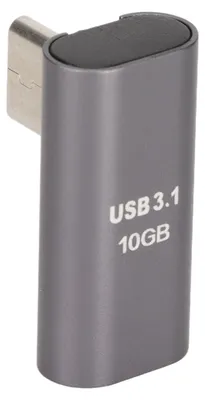 Produktbild von Typ-C-Stecker-auf-Buchse-Adapter, 10 Gbit/s, Aluminiumlegierung, kompakt, für Laptops, Tablets, Smartphones