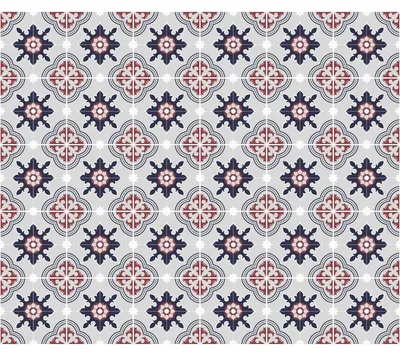 Obrázek produktu pro Samolepicí nálepky na obklady do kuchyně a koupelny – 30 nálepek ve stylu Azulejos Babita – 30 nálepek, 10 x 10 cm