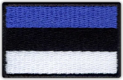 Produktbild von Patchion Flag of Estonia - Sew-on - Embroidered Patch/Badge/Emblem