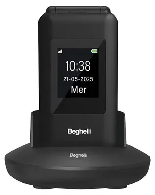 Image de Beghelli SLV41, boîtier à clapet, SIM unique, 7,11 cm (2,8"), 1,3 MP, 1400 mAh, noir