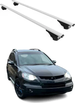 Produktbild von Dachträger Gepäckträger für Acura RDX I II 2007-2018 Grundträger Stahl Silber 2x