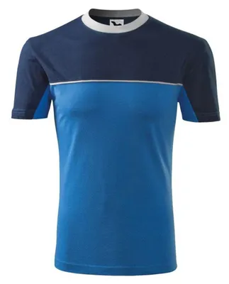 Image de Malfini - T-shirt « Colormix » pour homme PP12426 (S) (bleu/bleu marine foncé)