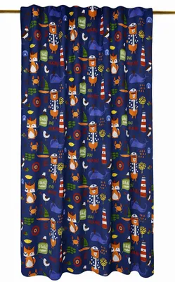 Produktbild von Schlaufenschal Ahoi blau BxH 135x175cm