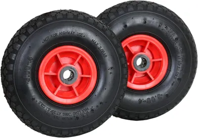 Produktbild von Ersatzrad für Sackkarren und Bollerwagen mit 20mm Nabe und 60mm Länge | 2 Stück