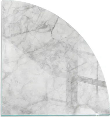 Produktbild von Marmor Textur Muster – Glasbodenplatte für – Kaminofen – Kaminplatte Glas – Schutzglas – Funkenschutzplatte –Glasbodenplatte Feuerfeste – Hitzeschutzplatte – Bodenschutz aus Glas – 1/4 100x100 cm