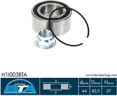Obrázek produktu pro 1x BTA sada ložisek předních kol pro LAND ROVER FREELANDER LN